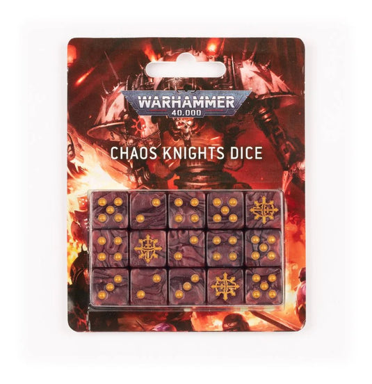 Games Workshop Warhammer 40000 Chaos Knights Dice 43-32