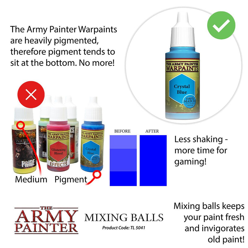 Load image into Gallery viewer, The Army Painter Paint Mixing Balls Rust-proof Balls for Model Paint TL5041
