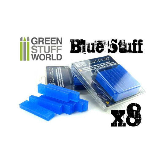 Green Stuff World Blue Stuff Mold 8 bars for Modeling