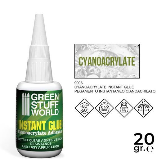 Green Stuff World Cyanoacrylate Super Glue Adhesive 20gr. 9006