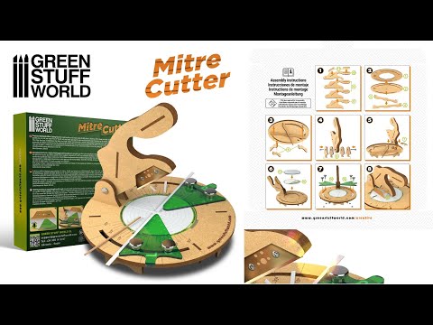 Load and play video in Gallery viewer, Green Stuff World for Models and Miniatures Miter Cutter Tool 11323
