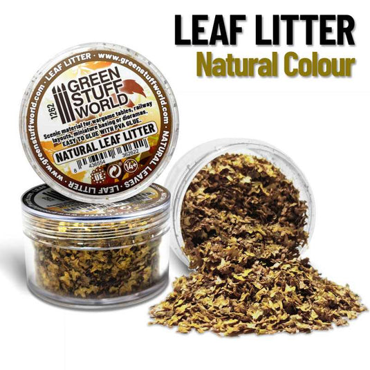 Green Stuff World for Models & Miniatures Micro Leaves - Natural Leaf Litter 1262