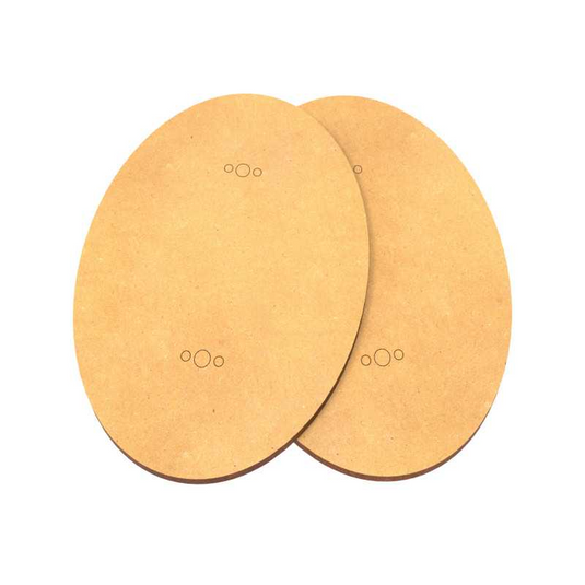 Green Stuff World 92x120mm Oval MDF Bases 9182
