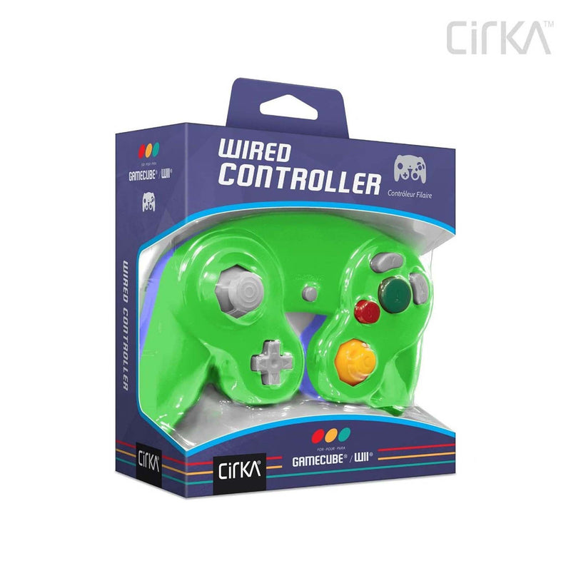 Load image into Gallery viewer, Hyperkin CirKa Wired Controller - Green/Blue for Nintendo Gamecube - Cobbco
