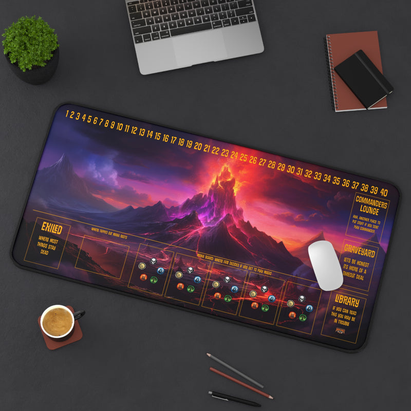 Load image into Gallery viewer, Ultra Edition MTG Playmat 31" x 15.5" Mountain - Fantasy RPG

