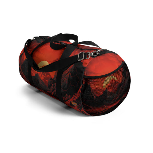 Gaming Duffel Bag, Perfect for Transporting Gaming Gear and Supplies - MTG Mountain Mana