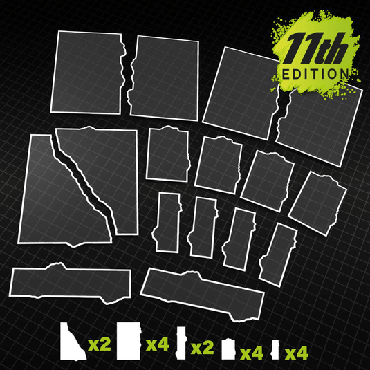 Green Stuff World 11th Edition Glasspack Footprints 40k compatible - Wargaming - Cobbco