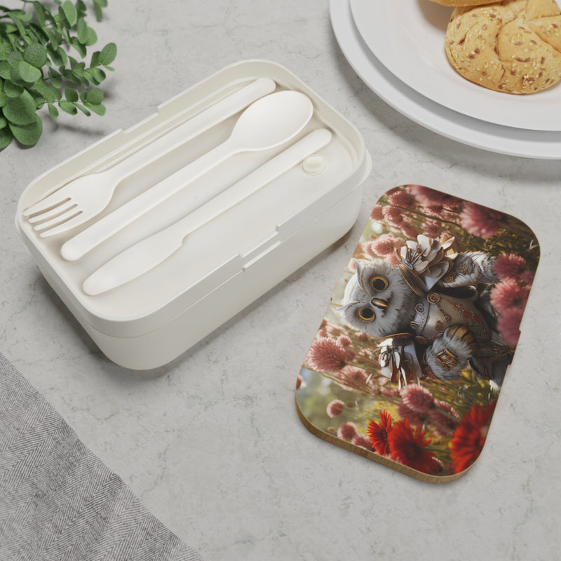 Load image into Gallery viewer, Design Series Fantasy RPG - Owlbear Warrior #1 Bento Lunch Box , Cute Monsters, Nerdy Gift Idea, Dungeons and Dragons Inspired
