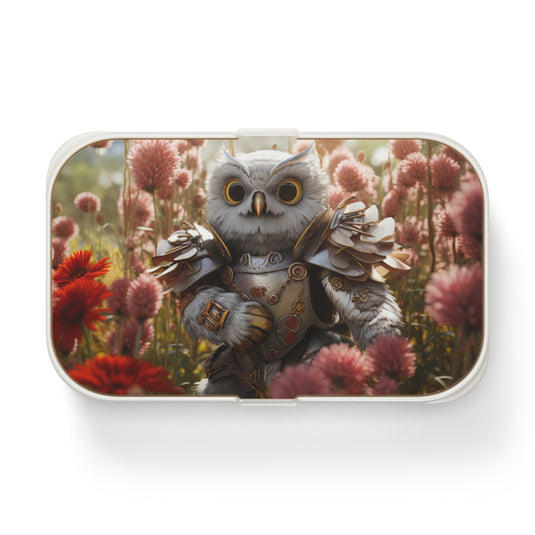 Design Series Fantasy RPG - Owlbear Warrior #1 Bento Lunch Box , Cute Monsters, Nerdy Gift Idea, Dungeons and Dragons Inspired