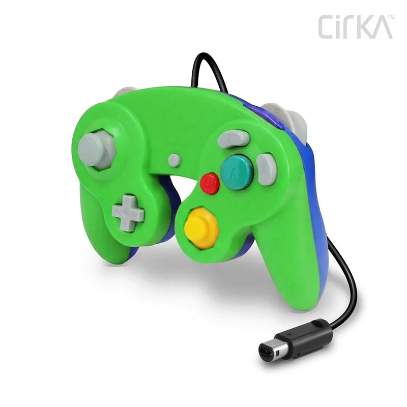 Load image into Gallery viewer, Hyperkin CirKa Wired Controller - Green/Blue for Nintendo Gamecube - Cobbco
