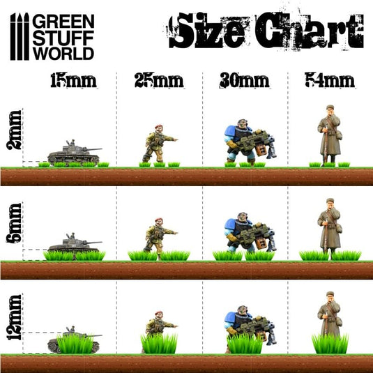 Green Stuff World Static Grass Tufts 6 mm - Light Green - 10674 - Cobbco