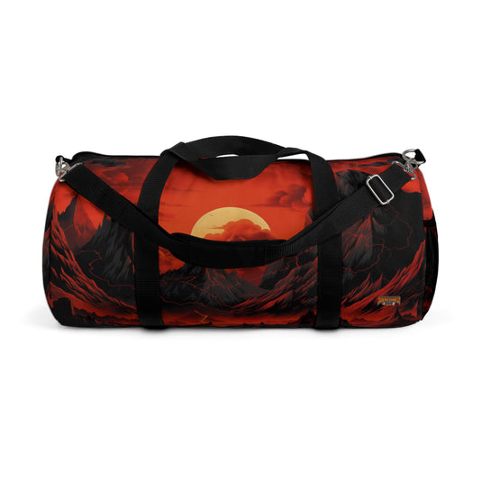 Gaming Duffel Bag, Perfect for Transporting Gaming Gear and Supplies - MTG Mountain Mana
