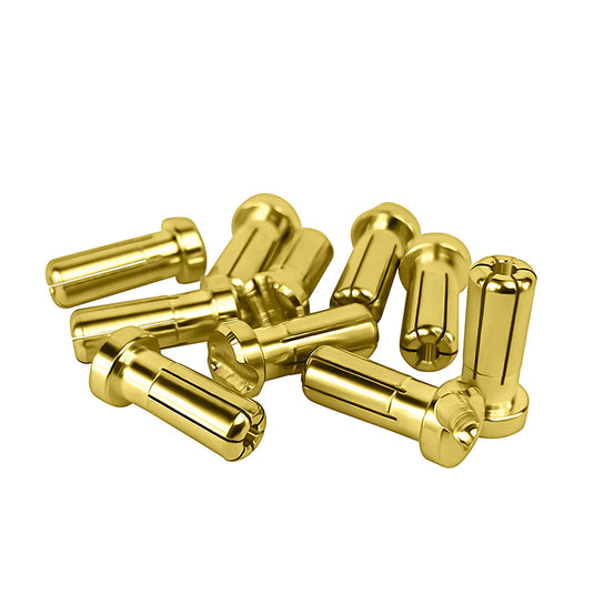 1UP Racing 190405 Low Pro Bullet Plugs 5mm (10 Pack)