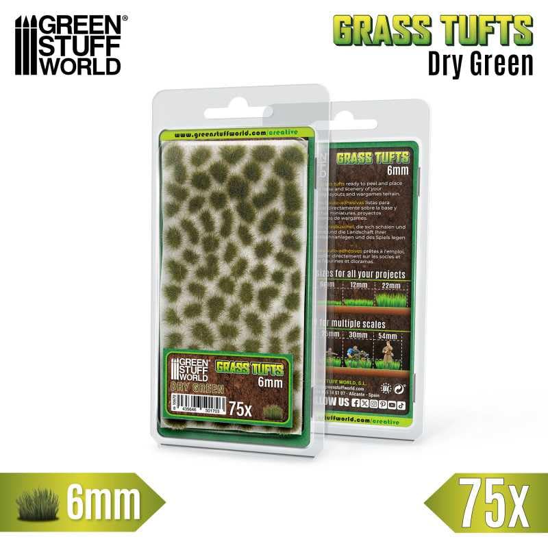 Load image into Gallery viewer, Green Stuff World Static Grass Tufts 6 mm - Dry Green - 10670 - Cobbco
