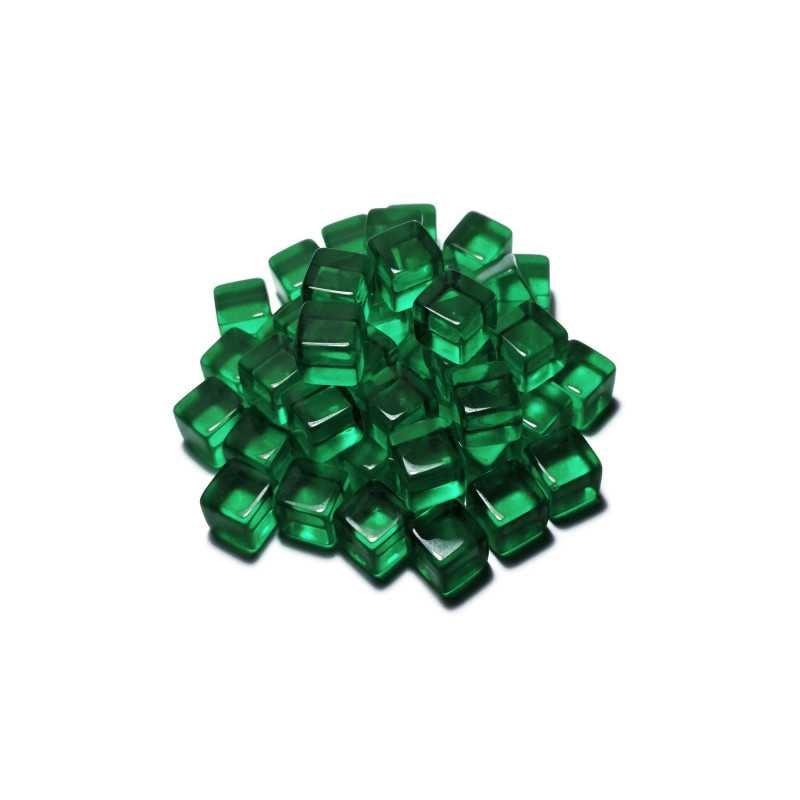 Load image into Gallery viewer, Green Stuff World for Models &amp; Miniatures Green Cube Tokens 8mm 3788
