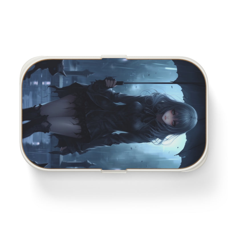 Load image into Gallery viewer, Design Series Sci-Fi RPG - Anime Girl Gotchic #1 Bento Lunch Box , Waifu and Weebs, Nerdy Gift Idea
