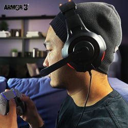 SoundTac Universal Gaming Headset Red | XBOX, PS4, PS5 Compatible - Cobbco