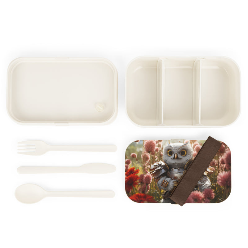 Load image into Gallery viewer, Design Series Fantasy RPG - Owlbear Warrior #1 Bento Lunch Box , Cute Monsters, Nerdy Gift Idea, Dungeons and Dragons Inspired
