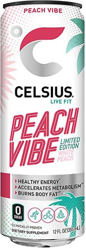 CELSIUS ZERO SUGAR Seltzer / Sparkling Water Fitness Energy Drink