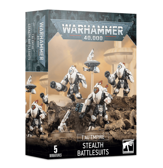 Games Workshop Warhammer 40k Tau Empire Xv25 Stealth Battlesuits 56 - 14 - Cobbco