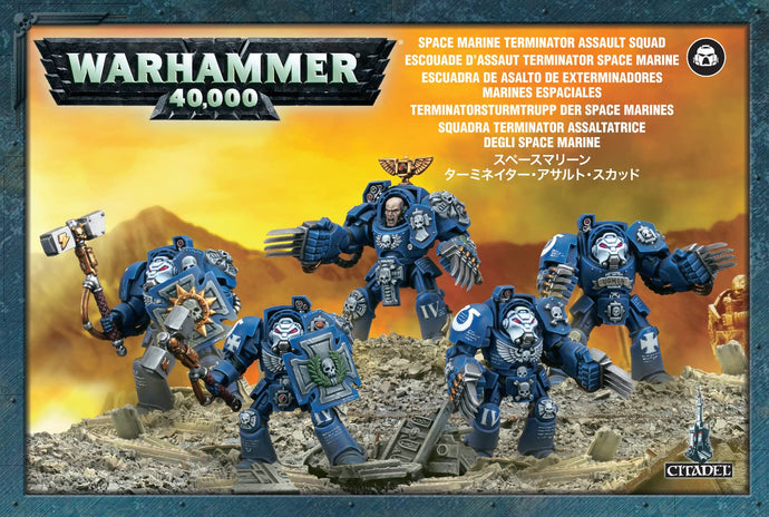 Games Workshop SPACE MARINES TERMINATOR ASSAULT SQUAD 48-34