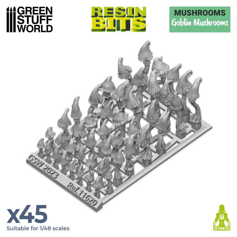 Load image into Gallery viewer, Green Stuff World for Models and Miniatures - Goblin Mushroom 11620
