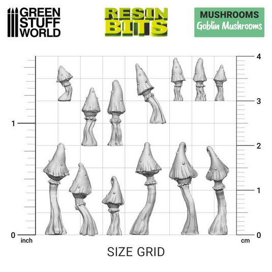 Green Stuff World for Models and Miniatures - Goblin Mushroom 11620