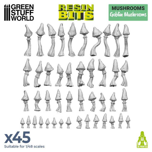 Green Stuff World for Models and Miniatures - Goblin Mushroom 11620