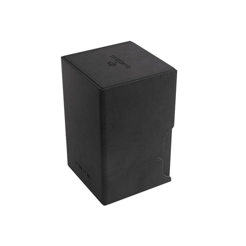 Load image into Gallery viewer, Gamegenic Watchtower 100+ XL Convertible Deck Box Holds Up to 100 Cards Black
