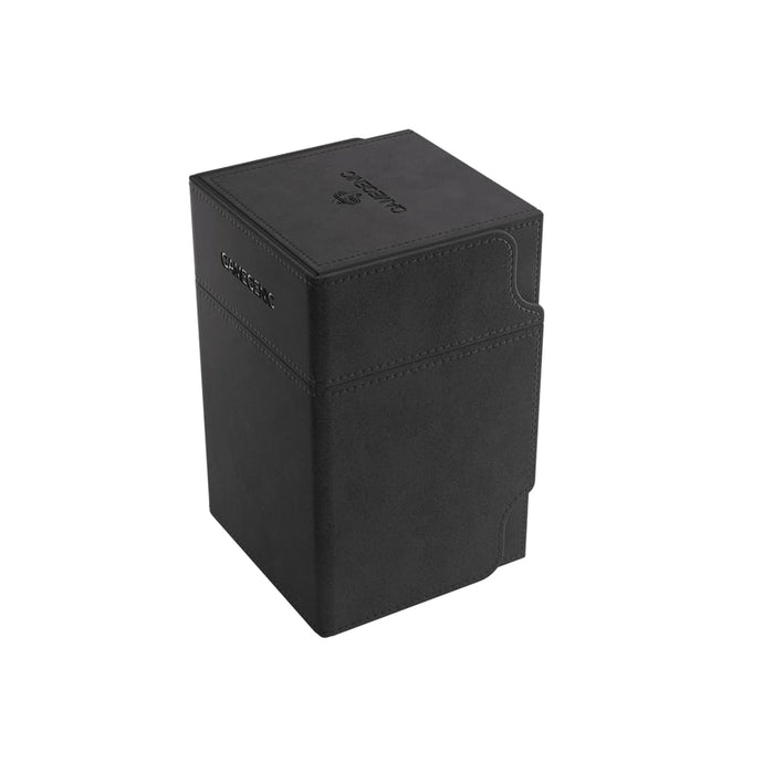 Gamegenic Watchtower 100+ XL Convertible Deck Box Holds Up to 100 Cards Black