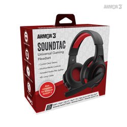 Load image into Gallery viewer, SoundTac Universal Gaming Headset Red | XBOX, PS4, PS5 Compatible - Cobbco
