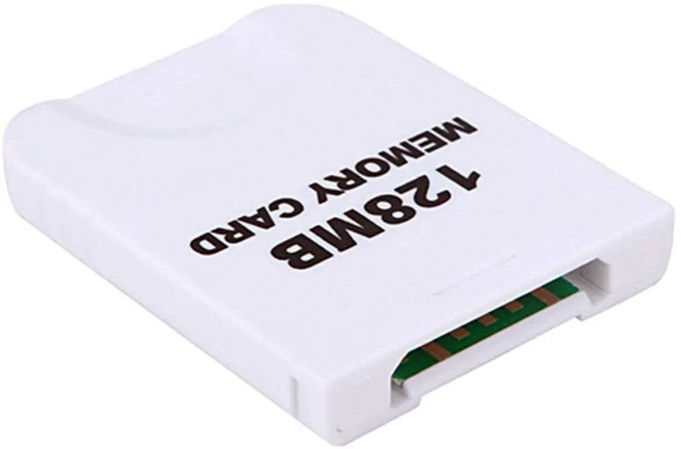 Load image into Gallery viewer, 128MB White Memory Card Compatible with Wii and Gamecube - Retro Gaming
