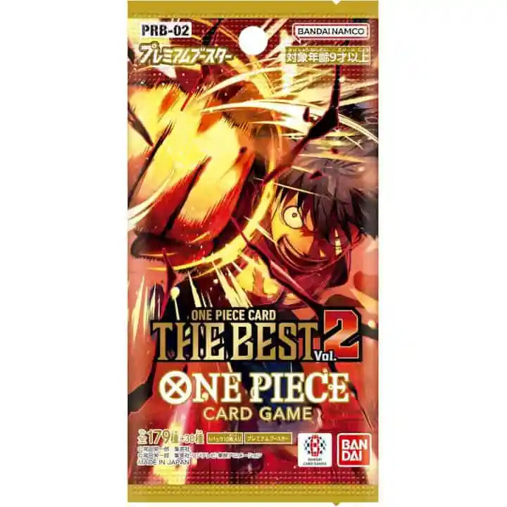 Load image into Gallery viewer, One Piece TCG The Best Vol.2 PRB-02 Japanese Booster Pack - 10 Cards
