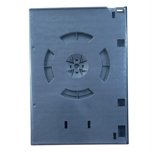 Replacement Case for Nintendo Gamecube Games Replaces Clear Retail Game Case, with Clear Cover for Box Art. - Black - Cobbco