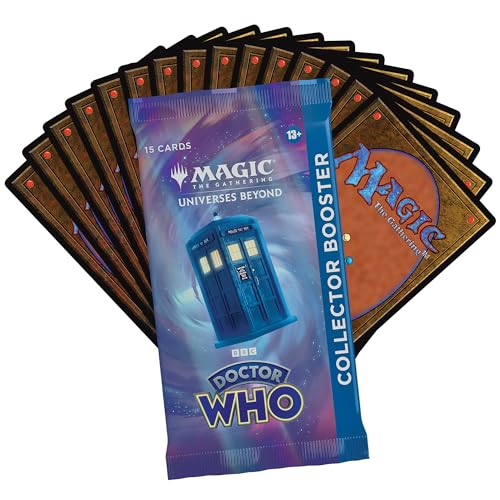 Load image into Gallery viewer, Magic The Gathering – Doctor Who Collector Booster Pack (15 Magic Cards)
