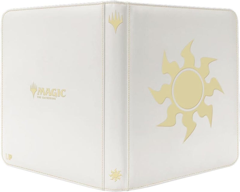 Load image into Gallery viewer, Ultra PRO - Mana 8 12 - Pocket Zip PRO - Binder - Plains for Magic: The Gathering, Holds &amp; Protects 480 Standard Sized Cards, Collector's Edition Durable Trading Secure Side - Loading Pocket Binder - Cobbco
