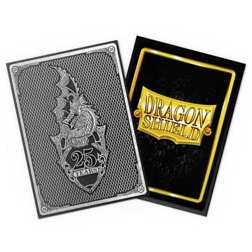 Load image into Gallery viewer, Arcane Tinmen Dragon Shield 25th Anniversary Matte Art Sleeves, Standard Size, 100ct
