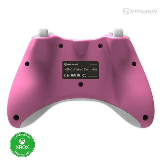 Hyperkin Xenon Wired Controller - Pink - Xbox Series X|S, Xbox One, PC - Officially licensed Xbox 360 Controller Replica Design - Cobbco