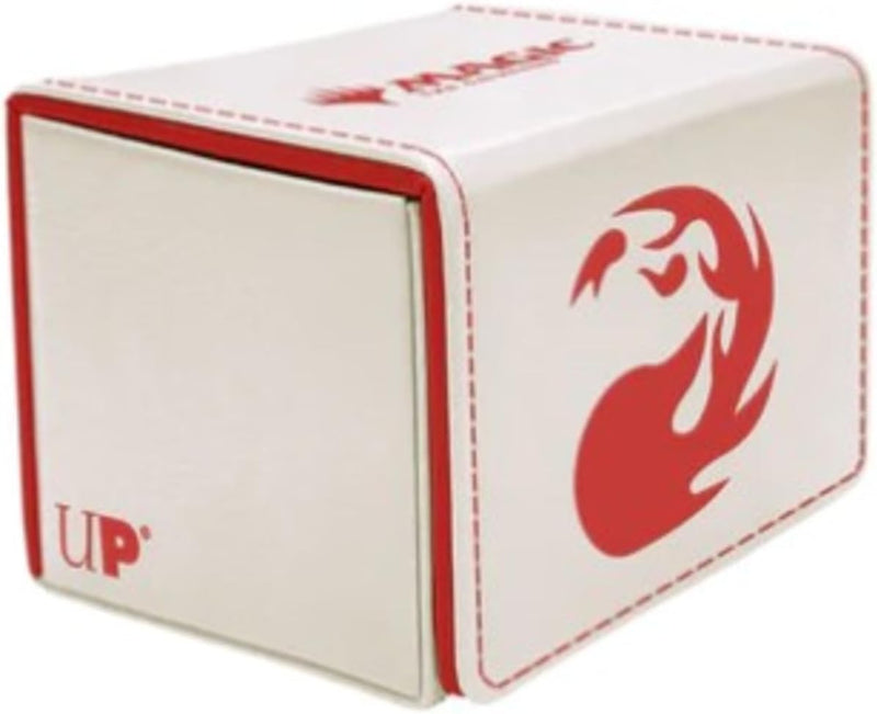 Load image into Gallery viewer, Ultra Pro - Mana 8 Alcove Edge Deck Box - Mountain for Magic: The Gathering, Store &amp; Protect up to 100 Standard Size MTG Cards, Great for Commander Deck, Side Loading Deck Box, Premium Leatherette - Cobbco
