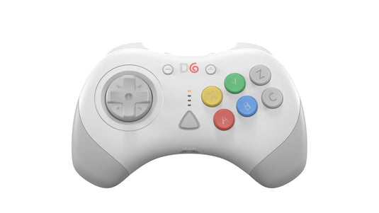 Retro Fighters D6 Dreamcast Wireless Controller for Switch/PC/Dreamcast, White - Cobbco