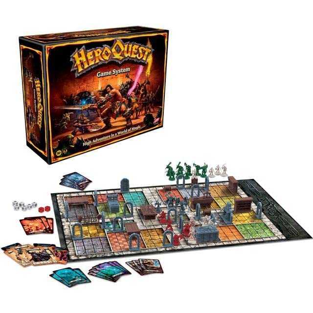 Load image into Gallery viewer, Hasbro Gaming Avalon Hill HeroQuest Game System Tabletop Board Game,Immersive Fantasy Dungeon Crawler Adventure Game for Ages 14 and Up,2-5 Players
