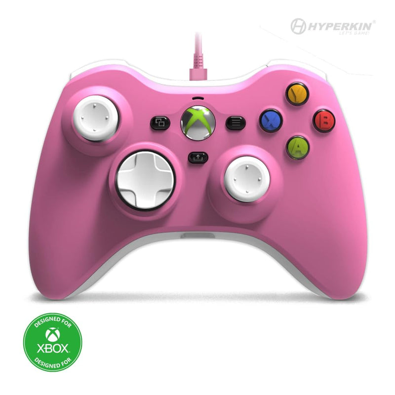 Load image into Gallery viewer, Hyperkin Xenon Wired Controller - Pink - Xbox Series X|S, Xbox One, PC - Officially licensed Xbox 360 Controller Replica Design - Cobbco
