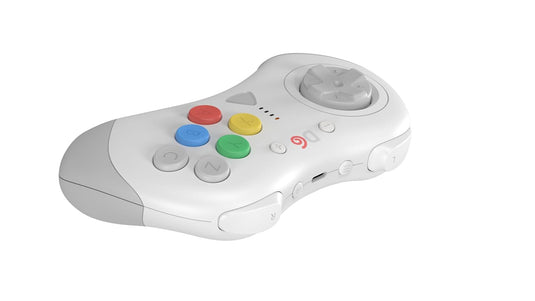 Retro Fighters D6 Dreamcast Wireless Controller for Switch/PC/Dreamcast, White - Cobbco