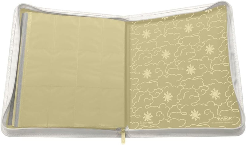 Load image into Gallery viewer, Ultra PRO - Mana 8 12 - Pocket Zip PRO - Binder - Plains for Magic: The Gathering, Holds &amp; Protects 480 Standard Sized Cards, Collector's Edition Durable Trading Secure Side - Loading Pocket Binder - Cobbco
