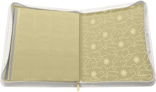 Ultra PRO - Mana 8 12 - Pocket Zip PRO - Binder - Plains for Magic: The Gathering, Holds & Protects 480 Standard Sized Cards, Collector's Edition Durable Trading Secure Side - Loading Pocket Binder - Cobbco