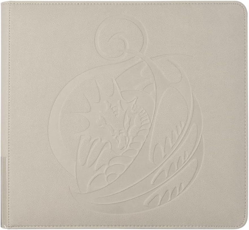 Load image into Gallery viewer, Dragon Shield Card Codex Zipster XL: Ashen White - MTG Card Sleeves are Smooth &amp; Tough - Compatible with Pokemon &amp; Magic The Gathering Cards - Cobbco
