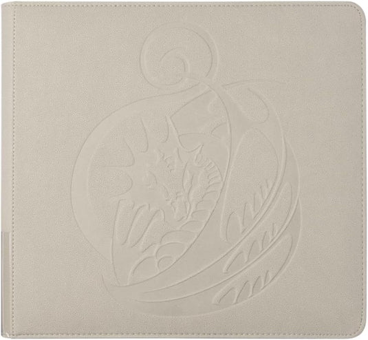 Dragon Shield Card Codex Zipster XL: Ashen White - MTG Card Sleeves are Smooth & Tough - Compatible with Pokemon & Magic The Gathering Cards - Cobbco