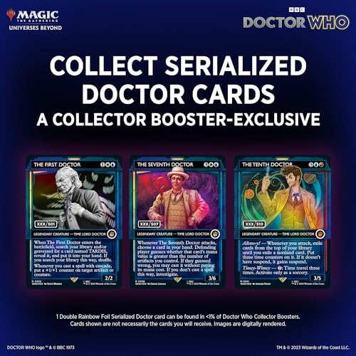 Load image into Gallery viewer, Magic The Gathering – Doctor Who Collector Booster Pack (15 Magic Cards)
