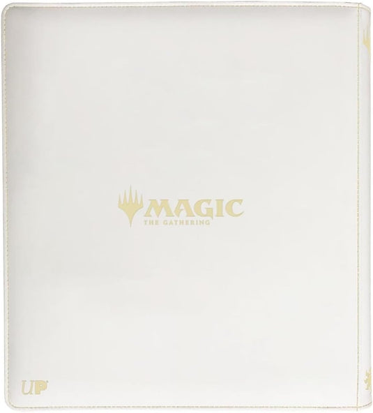 Ultra PRO - Mana 8 12 - Pocket Zip PRO - Binder - Plains for Magic: The Gathering, Holds & Protects 480 Standard Sized Cards, Collector's Edition Durable Trading Secure Side - Loading Pocket Binder - Cobbco