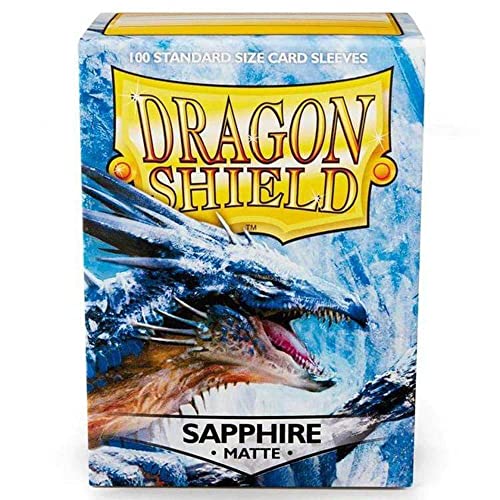 Dragon Shield Sleeves – Matte Midnight Blue 100 CT – Card Sleeves - Smooth & Tough - Cobbco